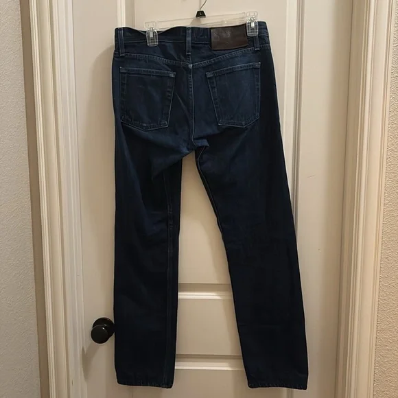 Naked & Famous Selvedge Jeans Mens 32 Weird Guy Cotton Dark Wash Indigo - Picture 4 of 7